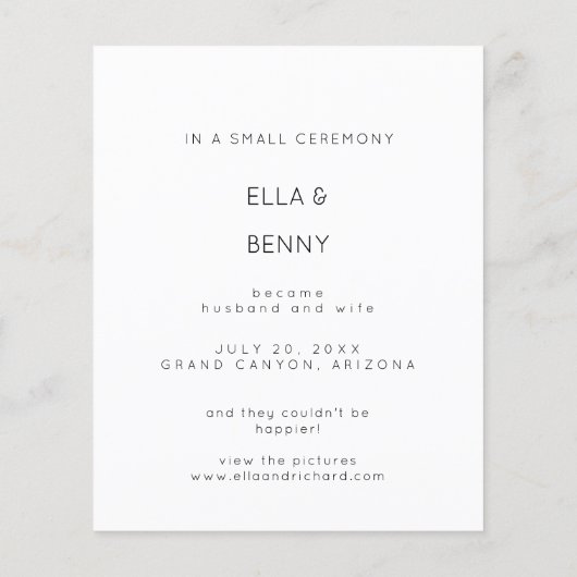 予算たった今結婚しましたBT結婚写真の発表 (裏面)