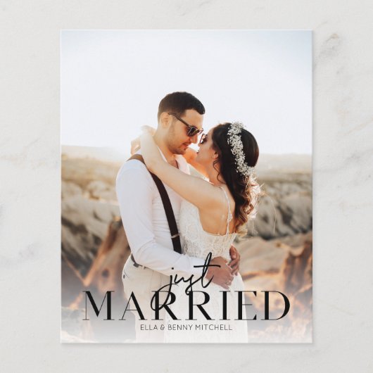 予算たった今結婚しましたBT結婚写真の発表 (正面)