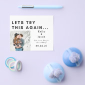 予算でこれを再試行して日付を変更する チラシ (シングル)