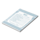 予算で楽しむ引退パーティークイズ ノートパッド (回転)