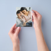 予算で済ませる フォト - 手書き 2 縦型 告知用日付カード チラシ (手)