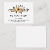 予算とシック我々はアナウンスメントカードを移動 ノートカード (正面/裏面)