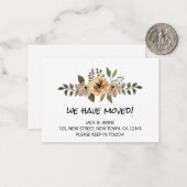 予算とシック我々はアナウンスメントカードを移動 ノートカード (正面/裏面インサイチュ)