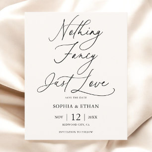 予算なしファンシースクリプト結婚式の日付の保存 チラシ