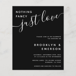 予算なしファンシー詳細結婚式招待状