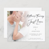 予算なしファンシーJust Love Photo日付を保存 (正面/裏面)