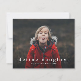 予算に優しいおもしろくてナウティな3枚の写真のクリスマスカード