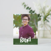 予算に優しいグリーンの写真 卒業  太字 キャップ への招待 (スタンド正面)