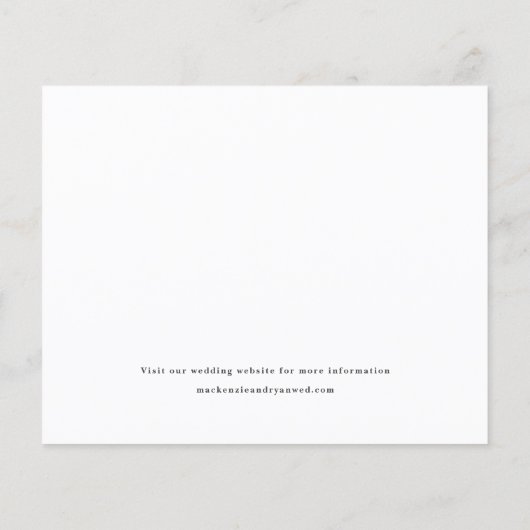 予算に優しいスクリプト ウェディング フォト セーブ ザ デート (裏面)