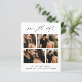予算に優しいスクリプト 結婚式 写真コラージュ Save The Date