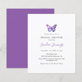 予算に優しいバタフライブライダルシャワー エレガント ミニマリスト