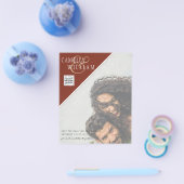 予算に優しい写真付き結婚式招待状 保存日付 QRコード チラシ (シングル)