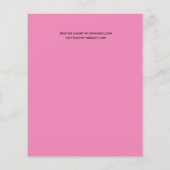 予算に優しい写真 ウェディング 招待状 - 花のリース (裏面)