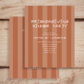 予算に優しい感謝祭の友達との食事会 チラシ