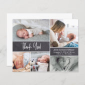 予算に優しい新生児写真 黒板を使ったベビーシャワー (正面/裏面)