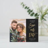 予算に優しい結婚式フォト・セーブ・ザ・デート (スタンド正面)