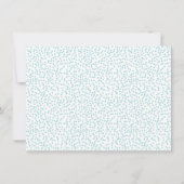 予算に優しい虹の雲の写真 子供の誕生日パーティー 招待状 (裏面)