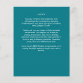 予算に優しい フォト 写真 日程保存 招待状 - 混合カラー チラシ (裏面)