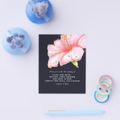 予算に優しい フライヤー紙の結婚式招待状 チラシ (シングル)