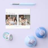 予算に優しい ミニマリスト クリスマス ホリデー フォト カード フライ (シングル)