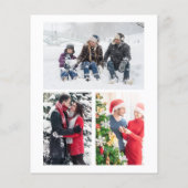 【予算に優しい】 写真入り クリスマス カード 【パーソナライズ】 (裏面)