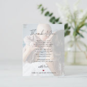 予算に優しい 赤ちゃんの写真撮影 スクリプト  サンクスカード (スタンド正面)