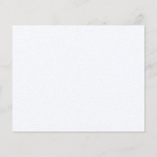 予算に優しい 野の花と牧場の ブライダルシャワーの招待状 (裏面)