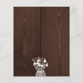 「予算に優しい rustic 秋の リハーサルディナー ご招待」 (裏面)