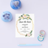 予算に優しい Save the Date フライヤー (シングル)
