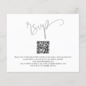 予算に参加する3つの写真スクリプト結婚式の招待 (裏面)