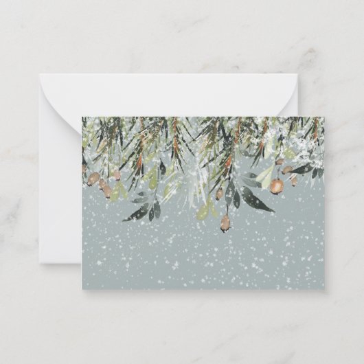 予算に感謝し賛美て3枚の写真 ノートカード (裏面)