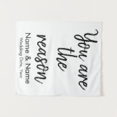 予算に関する披露宴のカスタムウェディング背景 タペストリー (正面(横))