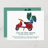 予算のかわいい動きのお知らせ |新しいアドレス (正面/裏面)