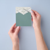 予算のかわいらしガーリーイベントまたはビジネステンプレート チラシ (手)