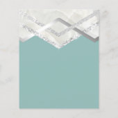 予算のかわいらしガーリーイベントまたはビジネステンプレート チラシ (裏面)