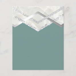 予算のかわいらしガーリーイベントまたはビジネステンプレート チラシ