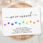 予算のカラフル前足の印刷の移動アナウンス