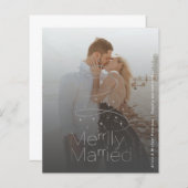 予算のクリスマス結婚休暇の発表 (正面/裏面)