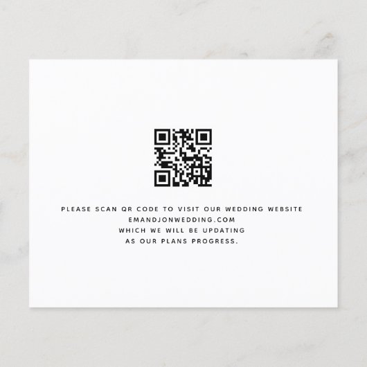 予算のグリティタリーカボチャQRコード日付の保存 (裏面)