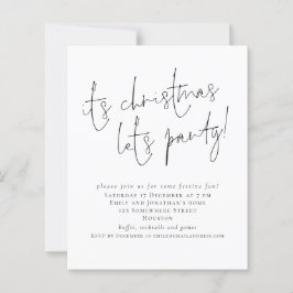 予算のシンプルスクリプトのクリスマスプレゼントパーティー