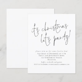 予算のシンプルスクリプトのクリスマスプレゼントパーティー