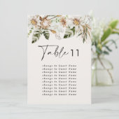 予算のトロピカルエレガントな結婚式のテーブルのシーティングプラン (スタンド正面)