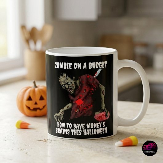 予算のハロウィーンにゾンビ コーヒーマグカップ