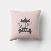 予算のブライドメイドギフト写真コラージュ引用文BFF クッション (裏面)