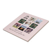 予算のブライドメイドギフト写真コラージュ引用文BFF タイル (側面)