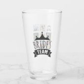 予算のブライドメイドギフト写真コラージュ引用文BFF タンブラーグラス (裏面)