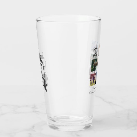 予算のブライドメイドギフト写真コラージュ引用文BFF タンブラーグラス (右)