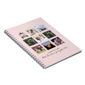 予算のブライドメイドギフト写真コラージュ引用文BFF ノートブック (右側)