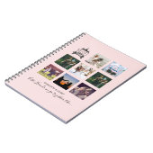 予算のブライドメイドギフト写真コラージュ引用文BFF ノートブック (左側)