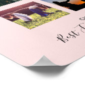 予算のブライドメイドギフト写真コラージュ引用文BFF ポスター (角)